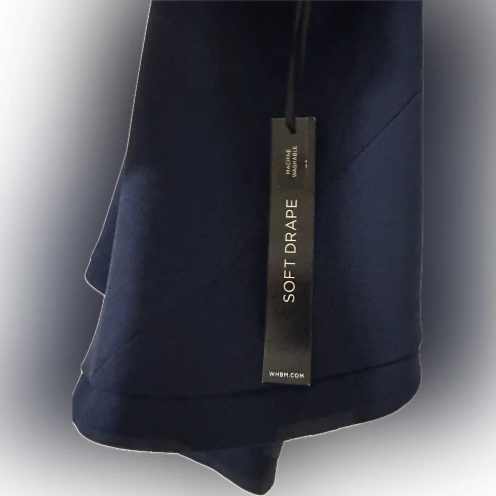White House Black Market Navy Blue Cropped Blazer NWT Great Buy - Picture 3 of 6
